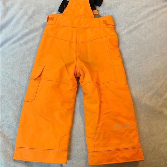 Obermeyer Orange Ski Bib Overalls Insulated Weather-Resistant Size 4 - Picture 3 of 11